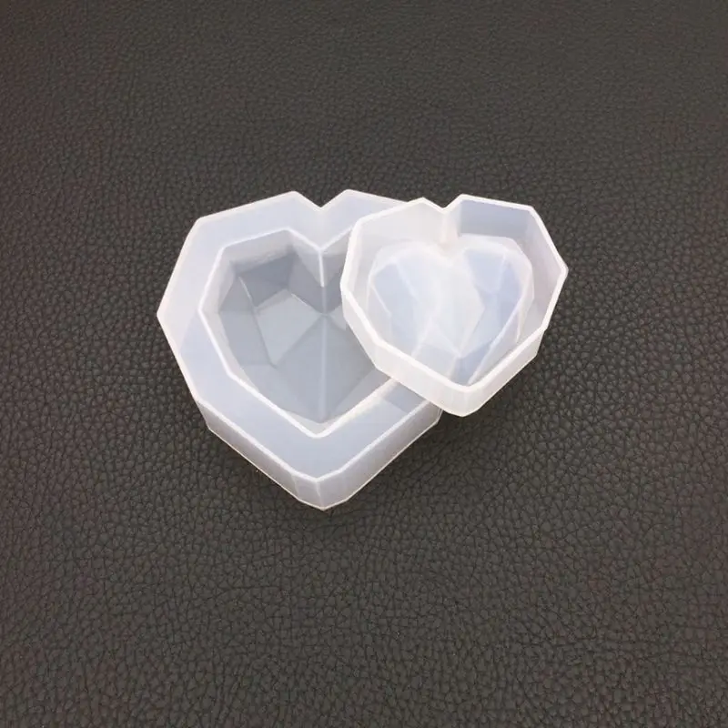 Силиконовая форма для смолы форма сердца DIY эпоксидная смола для изготовления ювелирных изделий формы смолы украшения ручной работы кулон неправильные украшения