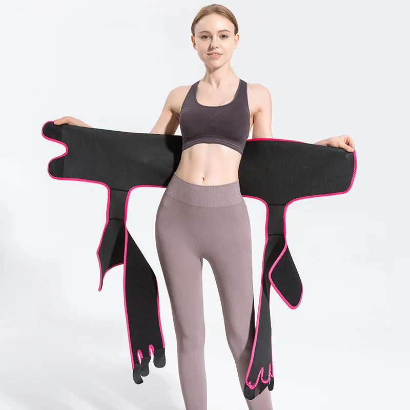 Hip Lifting Burst into Sweat Waist Shaping Belt Sports Bodybuilding Adjustable One-Piece Waist Corset Gaiter