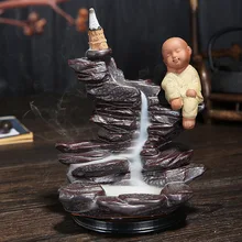 Aromaterapia увлажнитель Прямая Dehua Керамическая курильница с обратным потоком выбирается маленький Начинающий монах Арома печь торговля ремесла