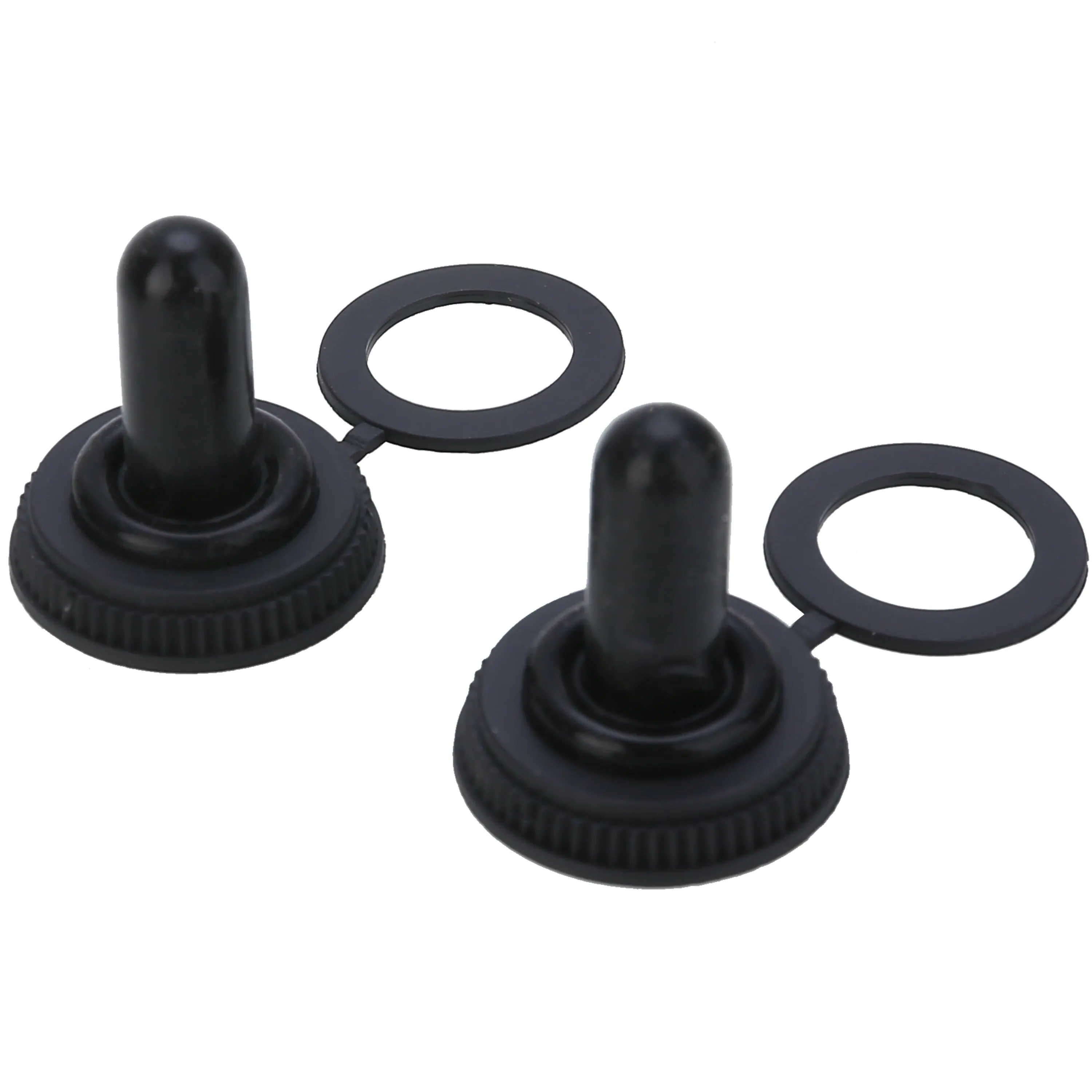 1 Pair 12V 25A Auto Toggle Switch Boat Marine Heavy Duty Flick Switches with Waterproof Cover