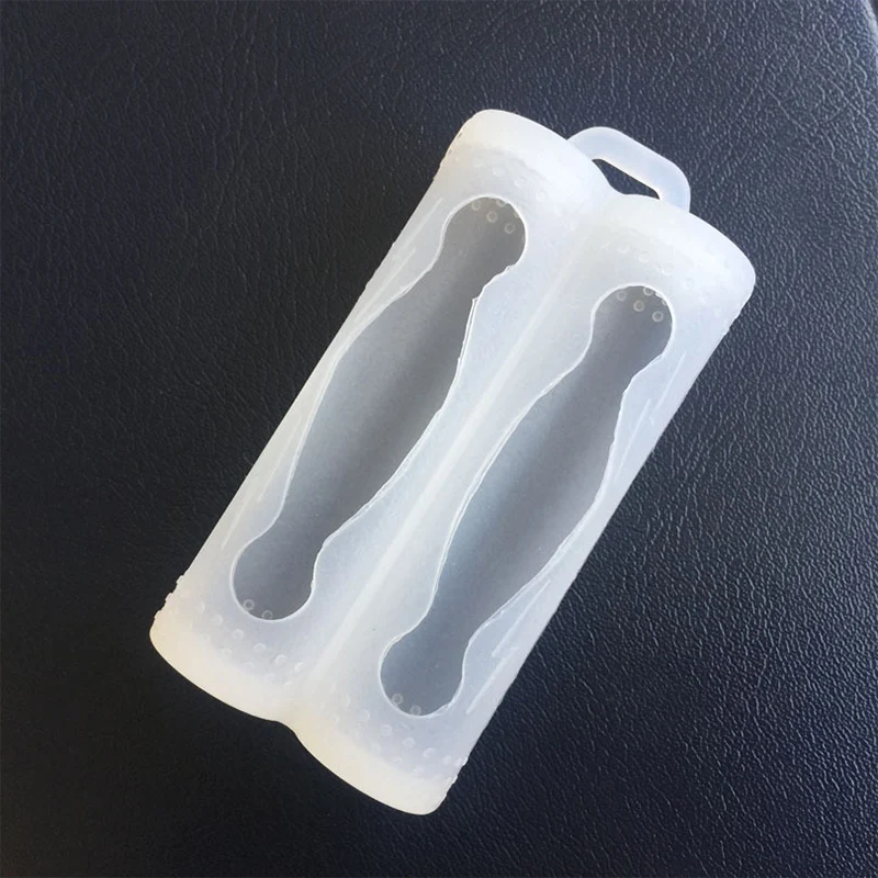 Double Battery Silicone Sleeve Cover Case For 18650 Battery Protective Bag Pouch Storage Box Silicone Shockproof Case
