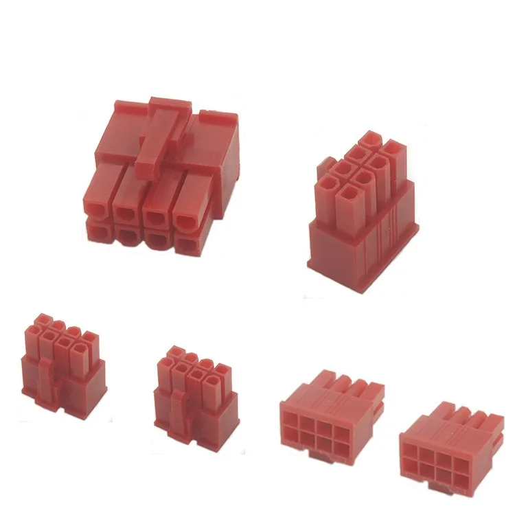 

Красный 8-контактный 8-контактный разъем 4,2 мм для цп пк компьютера ATX графическая карта ГП разъем питания пластиковый корпус