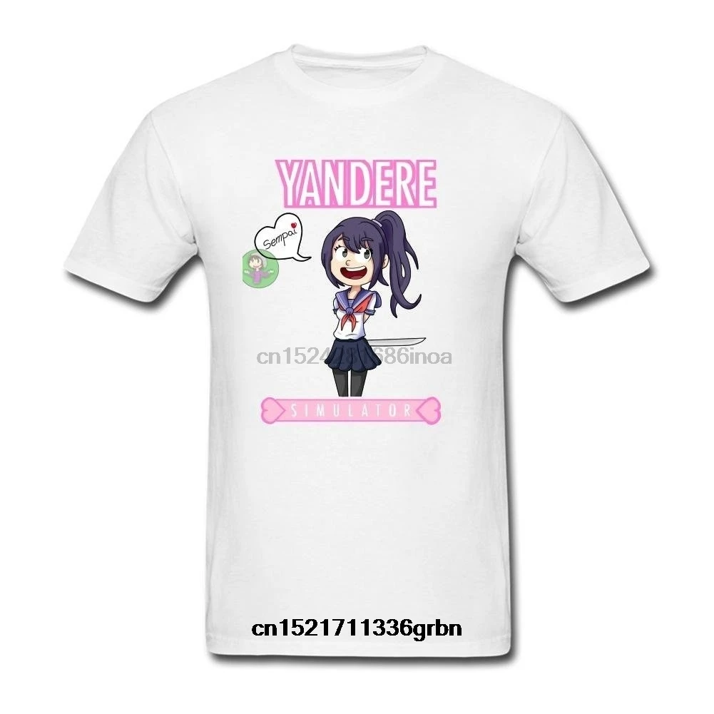 Яндере майки. Симулятор футболка. Семпай яндере симулятор для наклеек. Футболка яндере симулятор. Футболки с yandere simulator.
