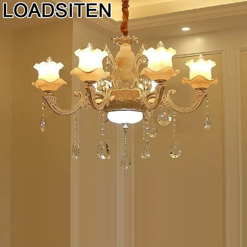 Дома деко Industriele Винтаж Crystal Light де Techo Moderna подвесной светильник Lampen современная лампа Colgante