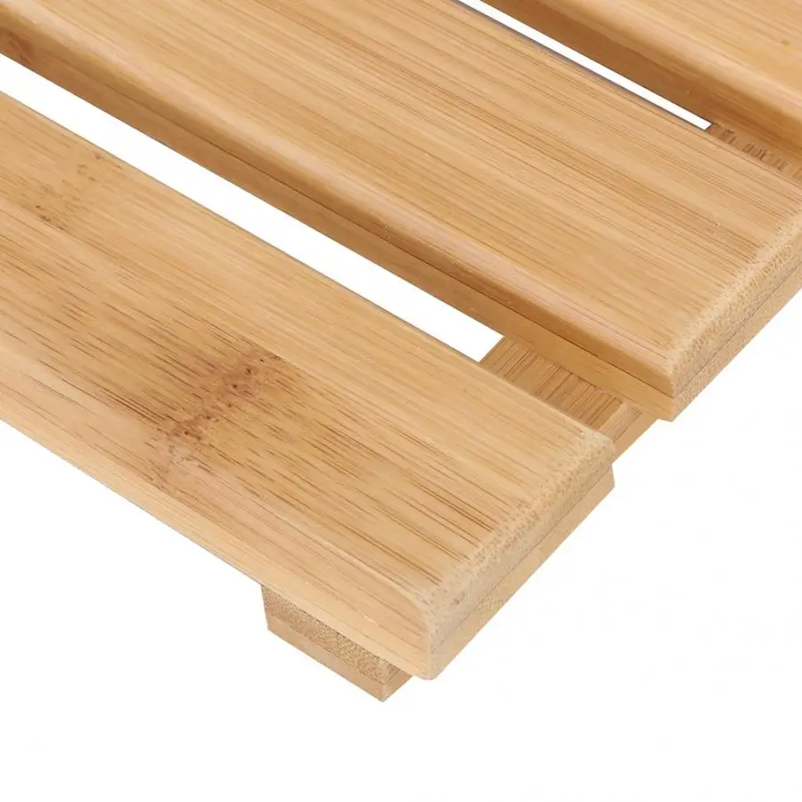 Non Slip Bamboo Slatted Folding Duck Board Rectangular Shower Mat Non Slip Bamboo Slatted Folding Duck Board Rectangular Shower Mat