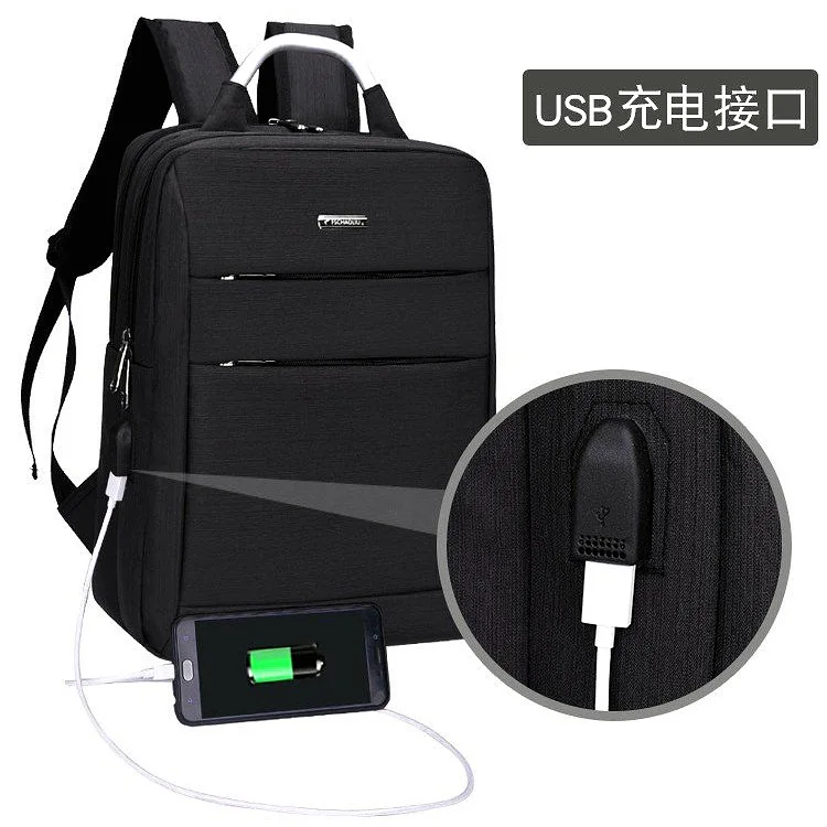 

Multi-functional Casual Business Charging Backpack Classic Style Men's Women's Laptop Backpack-Hand New