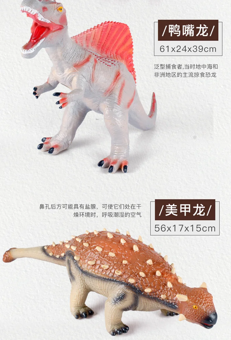Супер модель детские мягкие Silcone наборы игрушек T-Rex большой размер модель динозавра эффективная пластиковая игрушка 3-6-10 лет