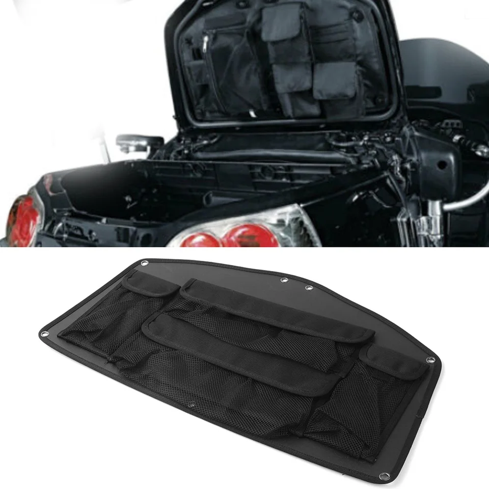 Motorcycle Trunk Lid Organizer Bag For Honda Gold Wing GL1800 2001-2017 (Excludes F6B Models) - Removable Travel Storage
