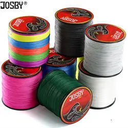 JOSBY леска для карпфишинга Pesca плетеная проволока Peche спиннинг Multifilamento Fly Cord 100% PE морские аксессуары 4 нити 500 м