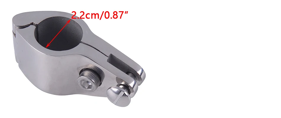 DWCX 7/8 ''316 нержавеющая сталь Серебряный, морской Бимини Топ навесные Челюсти Слайд-оборудование фитинг подходит для морской лодки яхты