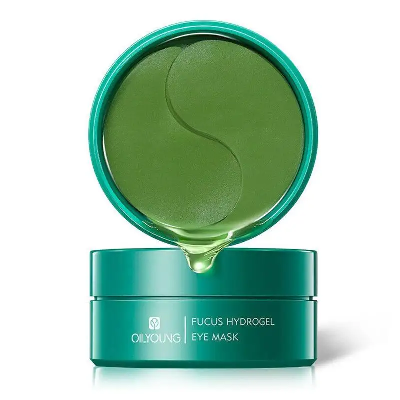 60 шт. патчи для глаз против морщин маска Кристалл Коллаген под глазами маска для сна удаление темных кругов Гидрогелевая пластырь - Цвет: seaweed eye mask