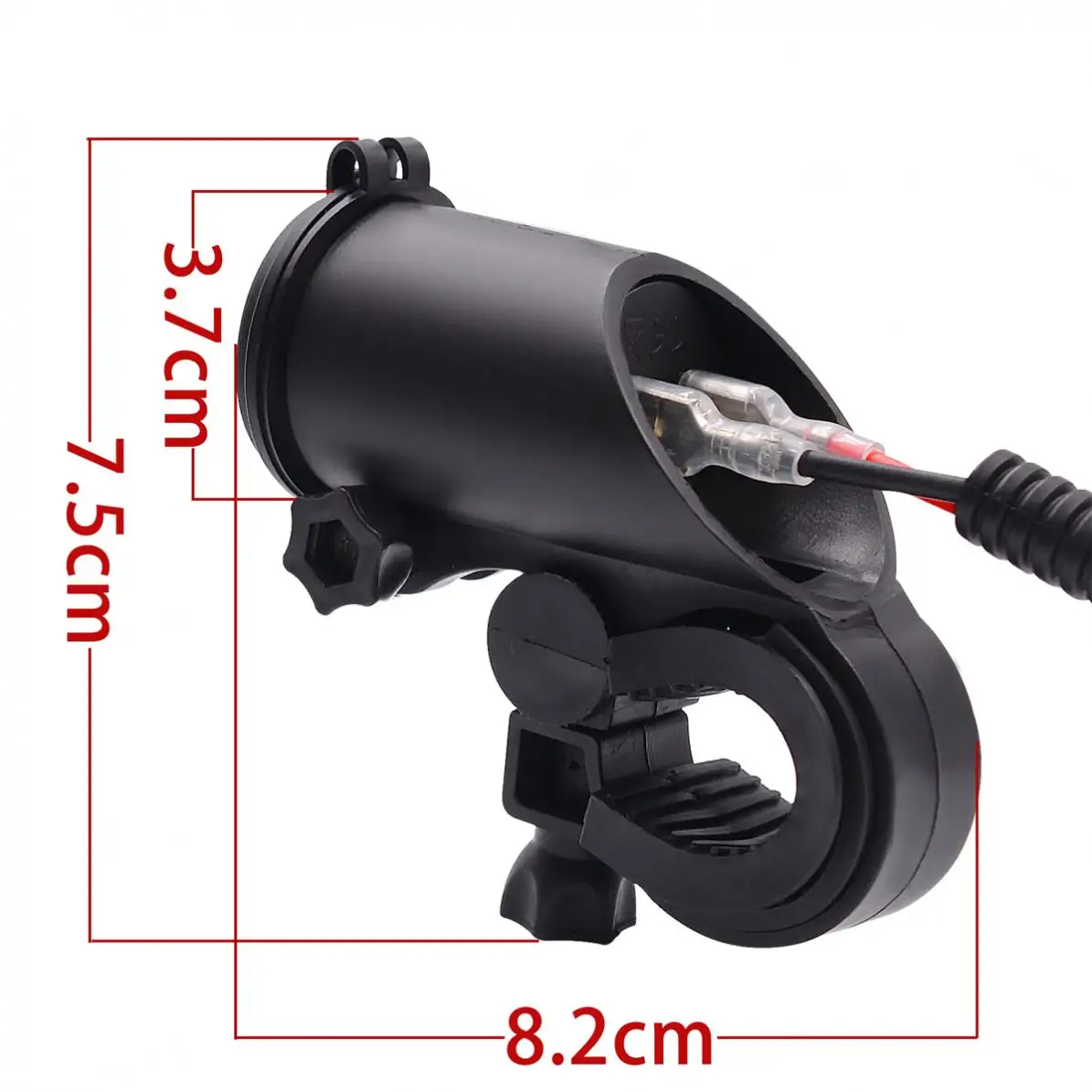 CS-526M1 5V 21W 4.2A Dual USB Автомобильное зарядное устройство с двойной диафрагмой для мотоцикла/ATV