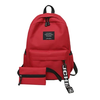 

2019 Fashion Letter Backpack For Women Men Female Male Canvas School Bag For Teens Teenage Girl Boy Back Pack Travel