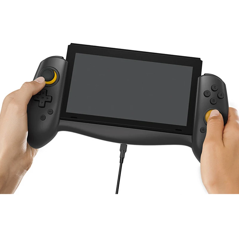 

Portable Hard Shell Case + Handle Grip for Nintendo Switch Water-Resistant Carrying Storage Bag