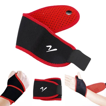 

1Pcs Sports Wrist wrap Protector Adjustable Safety Wrist guard Unisex Volleyball Wrist Pad Support Absorb Sweat Bracer Wrist