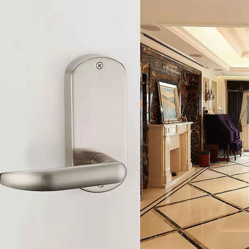 Smart Electronic Door Lock Code Door Lock Mechanical Keys Digital Keypad Password Lock Keyless Electronic Lock Smart Home