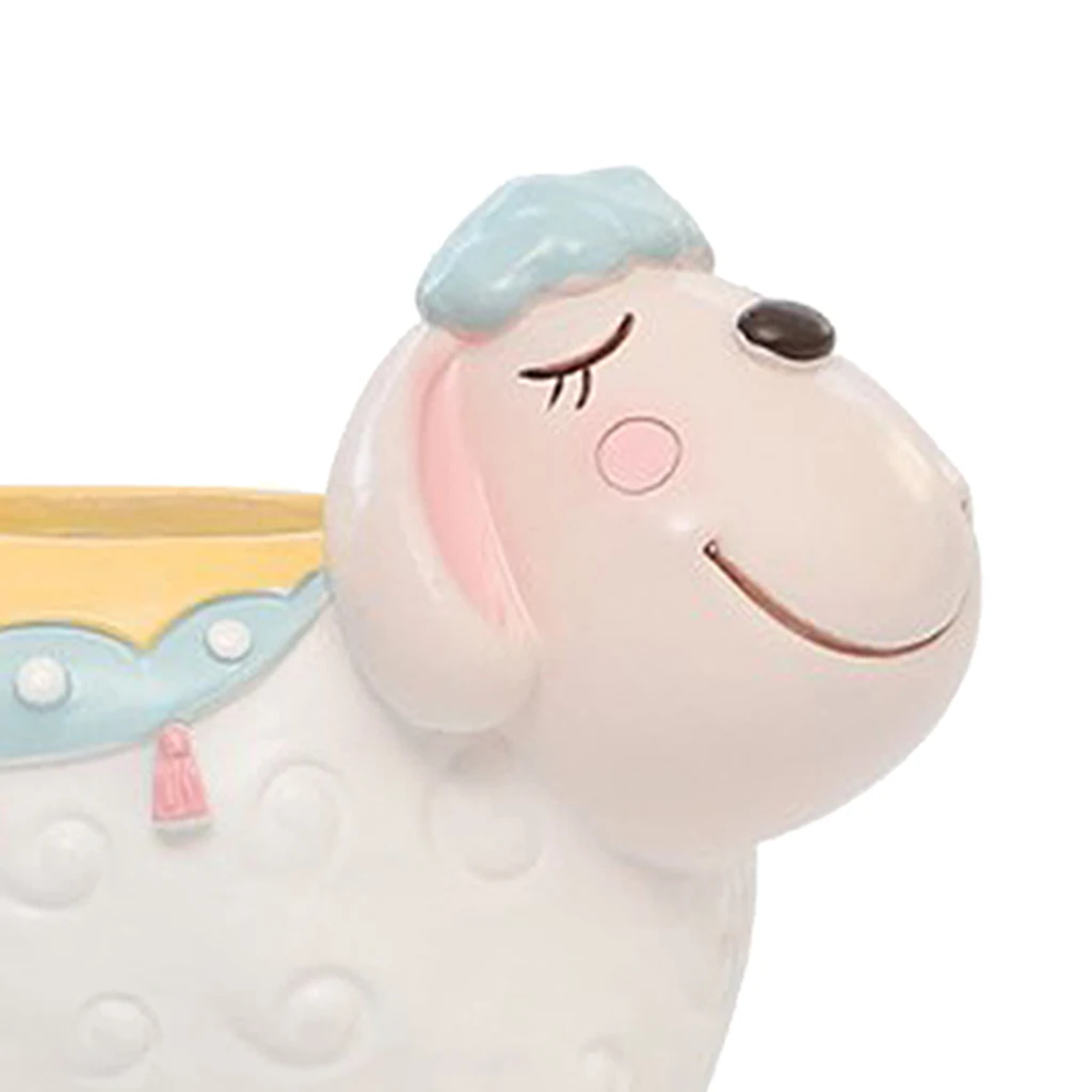 Cute Animal Flower Pot Creative Resin Garden Succulent Planter Flowerpot Plant Container Home Office Decors