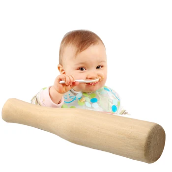 

Wood Muddler Grinding Rod Pestle Bar Tool Baby Food Ergonomic Kitchen Home Garlic Purees Mixing Easy Clean Custard Spice Mill