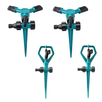 

4 Pcs Garden Sprinklers Automatic Rotating Sprinklers Lawn Vegetable Sprinklers