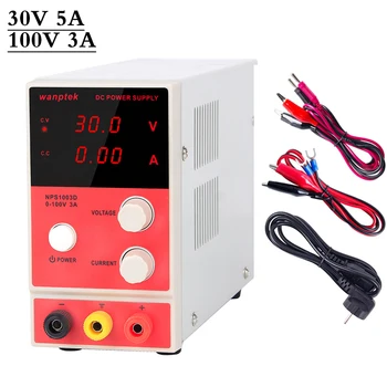 

30V 5A 100V 3A Lab Switching Regulated Power Supply laboratory DC Adjustable Bench Source Voltage And Current Regulator