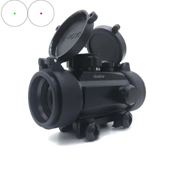 

High Quality Huinting Aluminum 1X30 Adjustable Tactical Riflescope Red Green Dot Sight holographic Optical Sight Scope