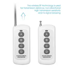 

433MHz Remote Control Switch 4 Buttons 1000m Long Range Wireless Controller