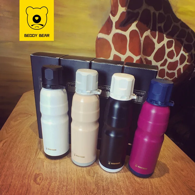

South Korea Genuine Product BEDDYBEAR Constant Temperature Sports Bottle Insulated Vacuum Cup Spring And Summer New Style Outdoo