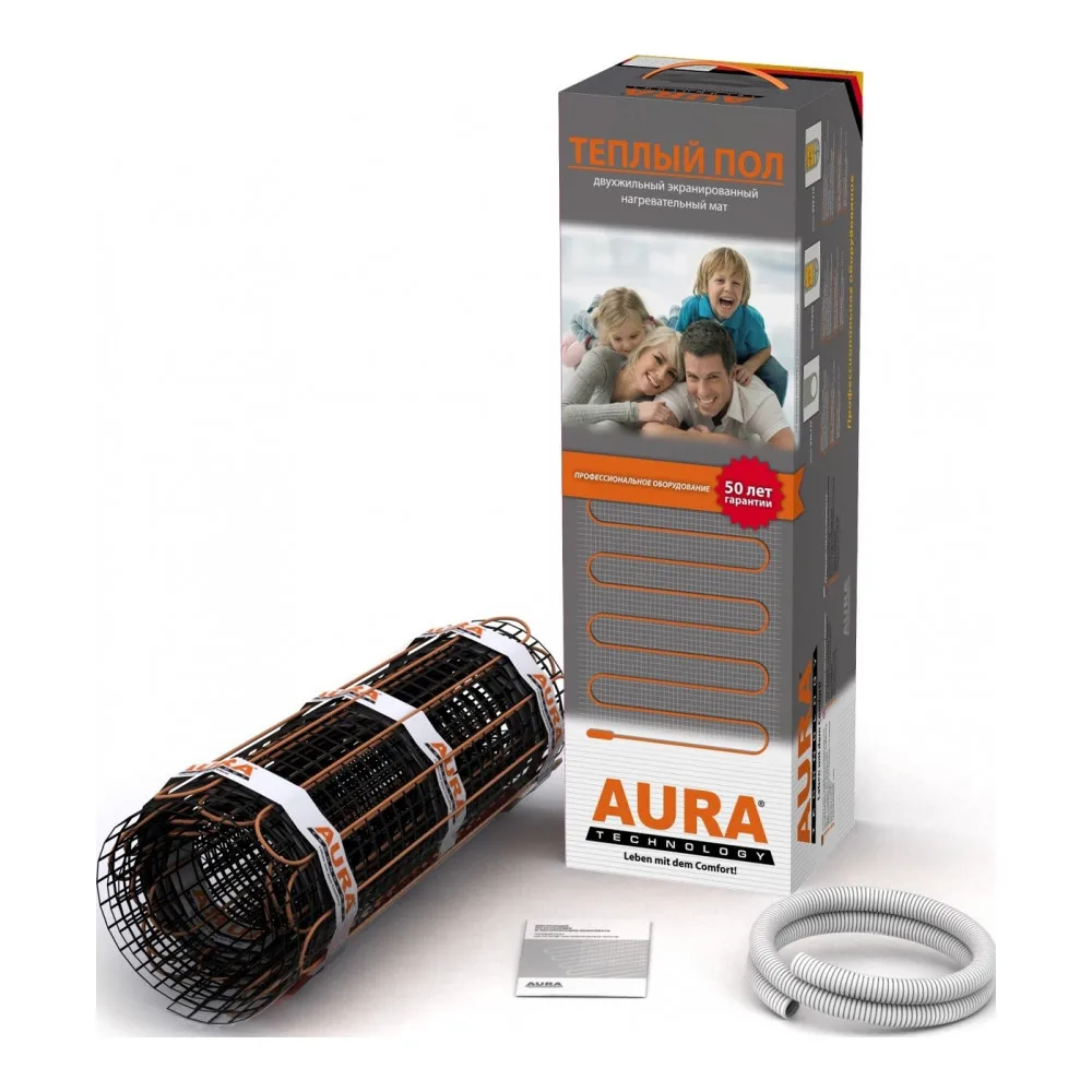 Нагревательный мат Aura Heating МТА 1350 9 0|Системы обогрева пола и запчасти| |