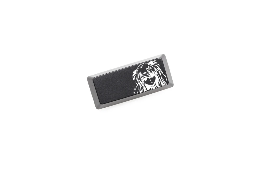 Black Enter Asukax1 Новинка блеск через Keycap ABS Выгравированный блеск-через ЕВА АСУКА Ayanami shinikari Shinji черный красный введите заднее пространство для клавиатуры - Цвет: Black Enter Asukax1