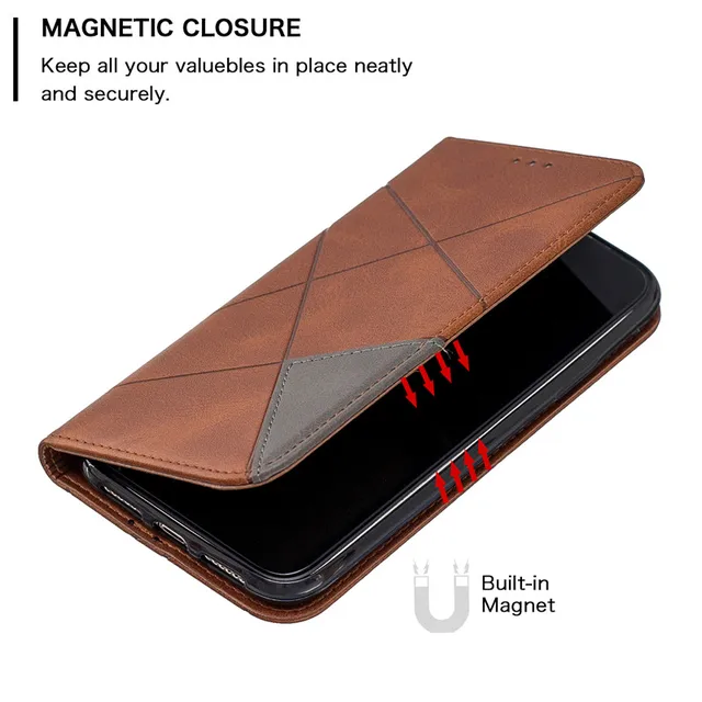 Luxury Flip Leather Wallet Case for iPhone 11/11 Pro/11 Pro Max 3