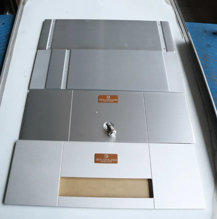 KYYSLB Class A Power Amplifier Chassis on Both Sides of The Radiator Rear Stage Chassis Pure Rear Aluminum Chassis 4315 DIY Case