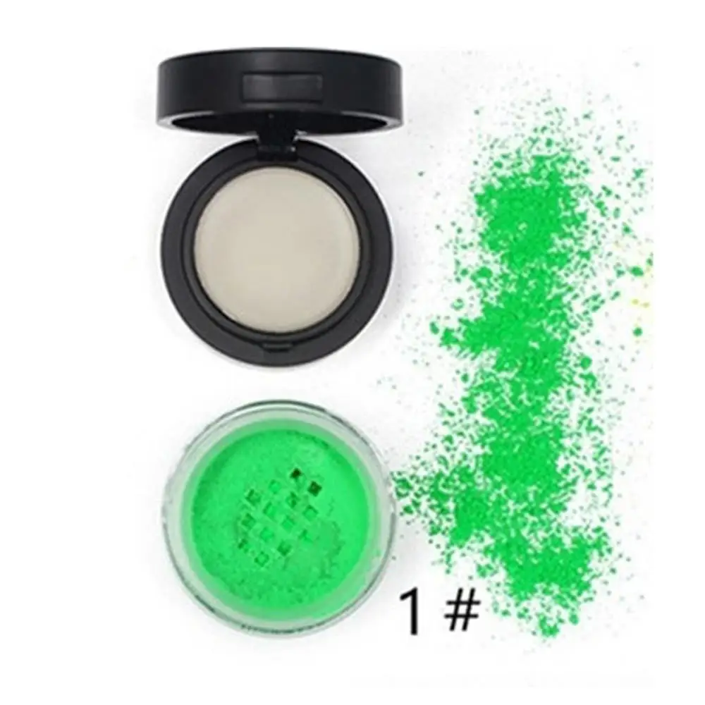 01 7 colors Neon Powder Eye Shadow Pigment Matte Mineral Spangle Nail Powder Cosmetics Make Up Shimmer Shining Eye Shadow - Цвет: 01