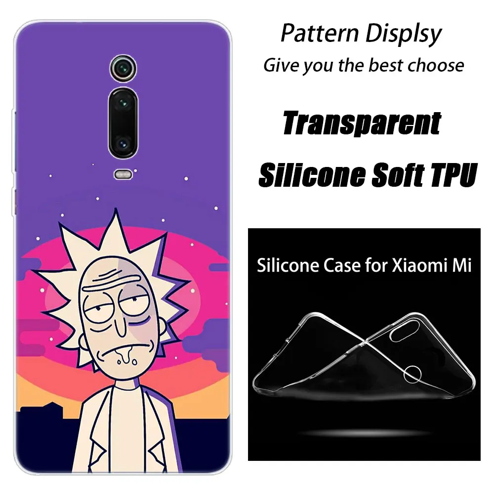 Силиконовый чехол Rick and marty Pickle Ric для Xiaomi mi 9T Pro CC9E 9 9SE 8 A3 A2 Lite A1 5X 6X mi x 3 2S Play Pocophone F1 - Цвет: 015