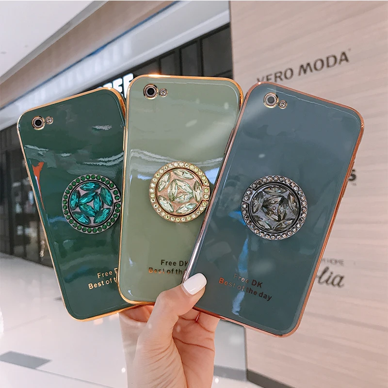 Роскошный чехол с покрытием 6D для OPPO A83 2018 мягкий из ТПУ A1 силиконовый | Мобильные