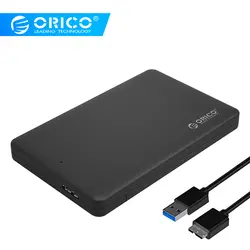 ORICO жесткий диск Корпус 2,5 "USB 3,0 SATA HDD Box HDD жесткий диск Внешний корпус HDD черный корпус