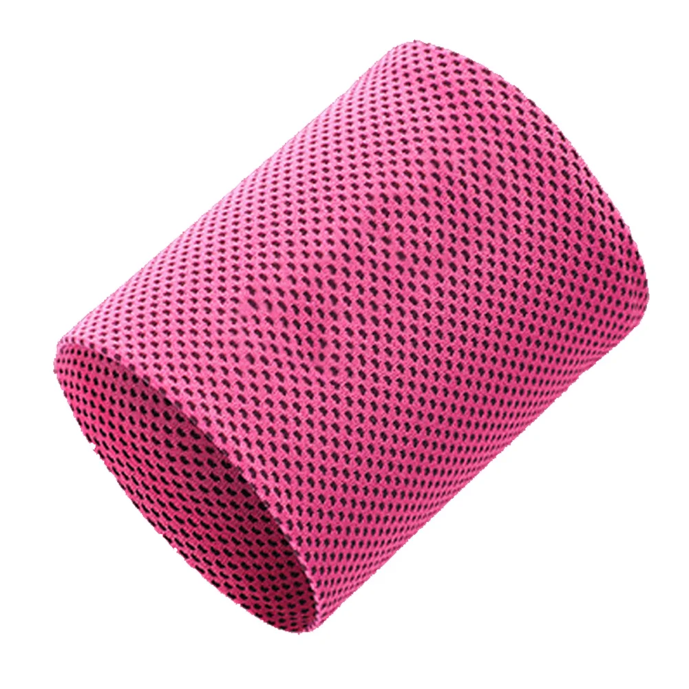 RosePink Горячая 1 шт. напульсник дышащий охлаждающий Браслет спортивный Напульсник для спортзала Йога волейбол MCK99 - Цвет: RosePink