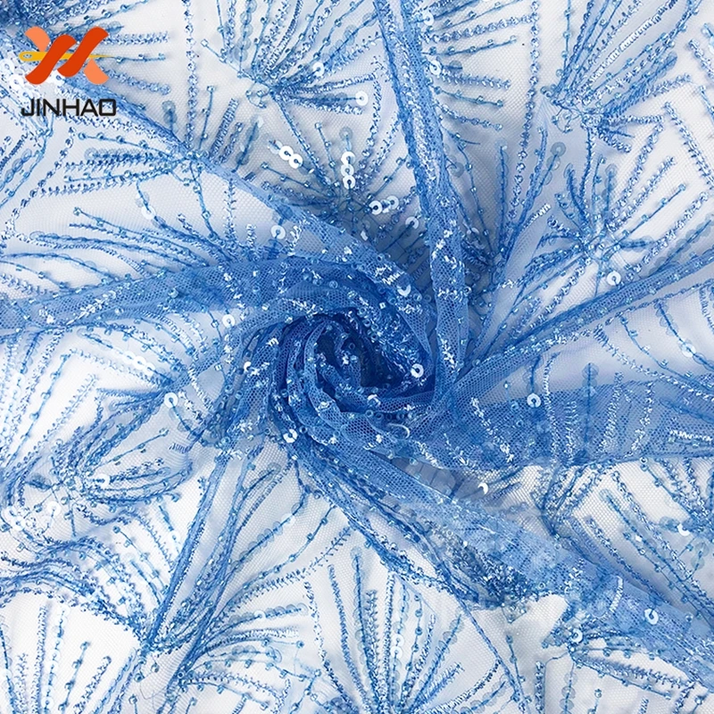 

5 Yard Sequin Lace Fabric,The Hot Selling 2019 Sequin Fabric African Wedding Dress Sequin Embroidery Sequin Lace Fabric