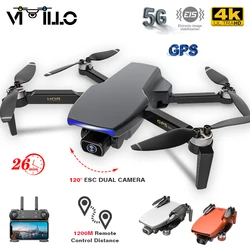 Vimillo Dron S3 4K con GPS, cuadricóptero profesional con cámara 4K, 5G, WiFi, sin escobillas, 25 minutos de distancia, 1km, PK EX5