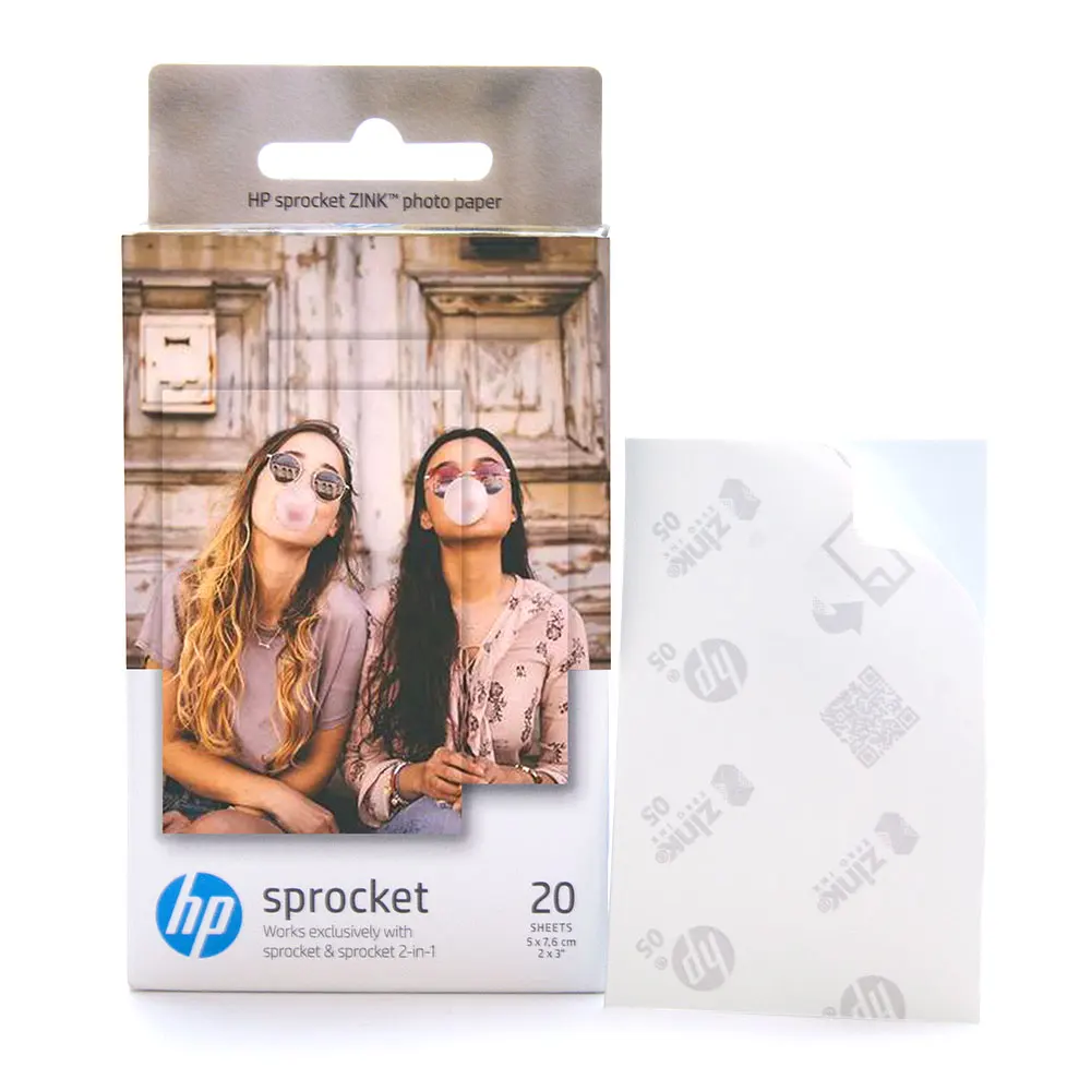 hp sprocket printing blank