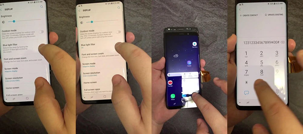 AAA Супер AMOLED S8 ЖК-дисплей с рамкой для SAMSUNG Galaxy S8 G950 G950F дисплей S8 Plus G955 G955F сенсорный экран дигитайзер