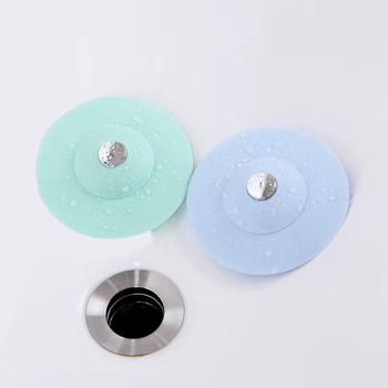 

FUHAIHE Silicone Floor Drain Hair Stopper Bathtub Plug Bathroom Kitchen Basin Stopper Sink Strainer Basin Water Stopper
