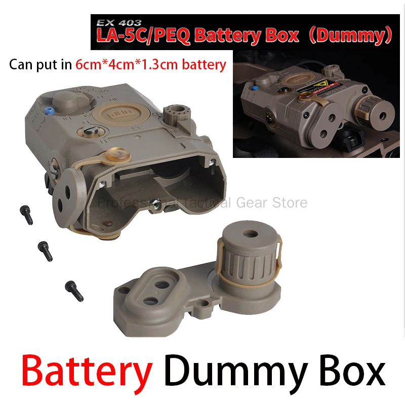 

Element Airsoft PEQ 15 Batteries Box UHP Version Dummy Case Box PEQ15 LA-5C Model Batteries Box For Airsoft AEG