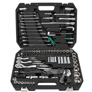 Cheap 121 Pcs Tool Set Hand Tools For Car Repair Ratchet Spanner Wrench Socket Set Professional Car Repair Tool Kits