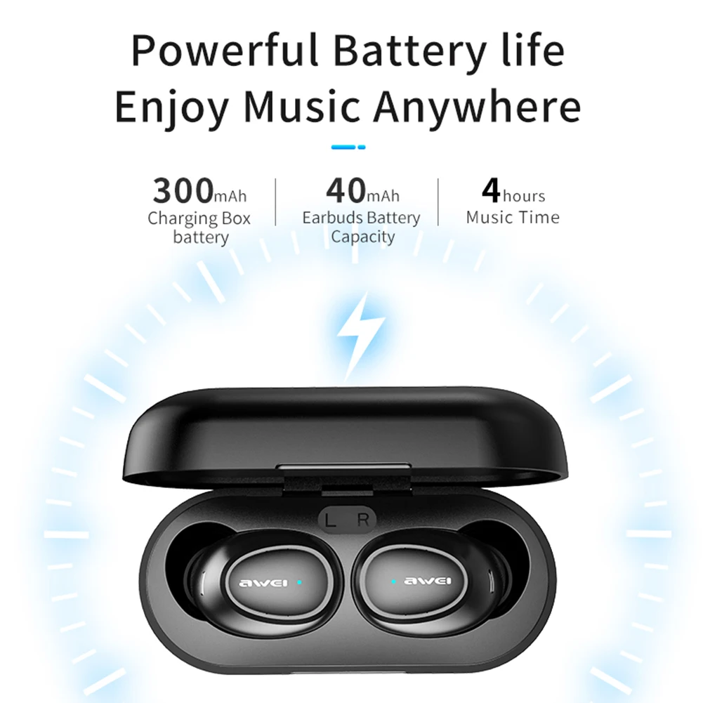 TWS Mini Dual V5.0 Bluetooth наушники настоящие беспроводные гарнитуры 3D стерео звук наушники двойной микрофон с зарядным устройством