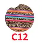 C12 18 стилей Термокружка коврик Кофе силиконовые коврики для кухни цветок чашка Радуга цвета подстаканник для домашние декоративные предметы - Цвет: C12