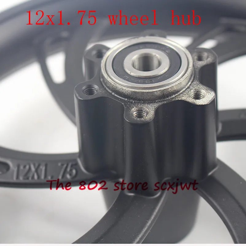 12 дюймов сплав диски 12x1,75 ступицы колеса использовать 12 1/2X2 1/4 12 1/2x2,75 камера шины подходит для многих газовых электрических скутеров e-Bike