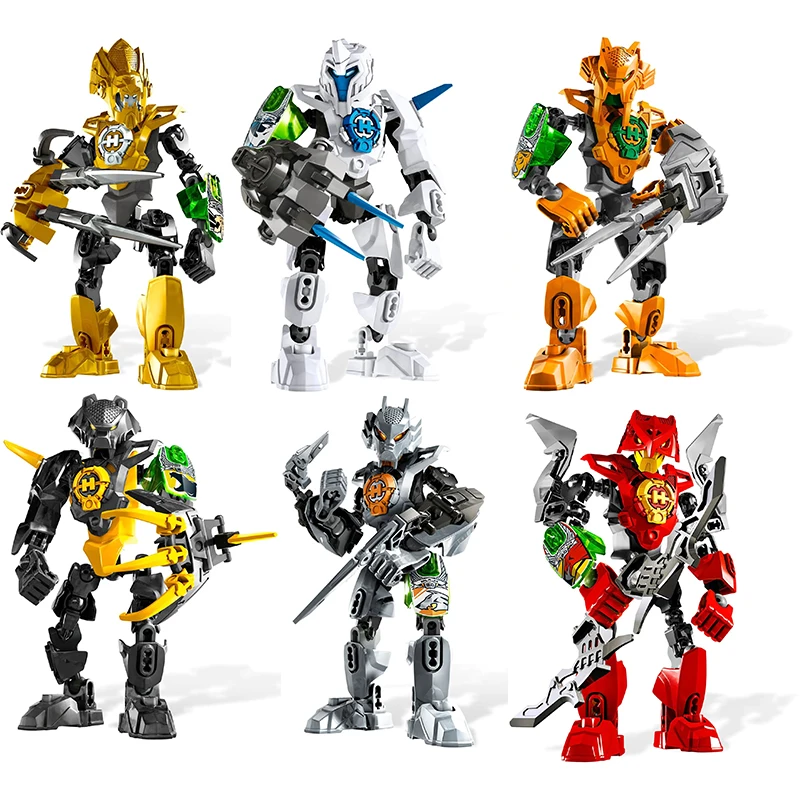 DECOOL Hero Factory роботы солдаты Bionicle экшн-фигурки модель строительные блоки кирпичи