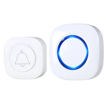 

Mini Music Wireless Doorbell Wall Plug-In Than 200M Range Smart Door Bell Chime Battery 1 Receiver Transmitter Easy Install