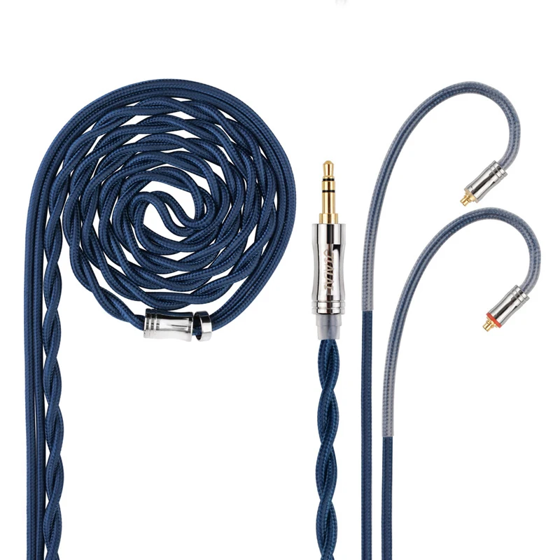 

NiceHCK JIALAI JLY2 HiFi Earphone IEM Upgrade Cable PP Yarn Silver Plated OCC 3.5/2.5/4.4mm MMCX/QDC/0.78mm 2Pin For NRA DQ6