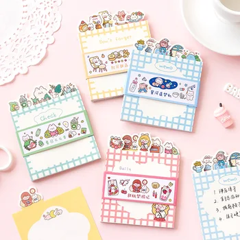 

Kawaii note paper Taotao Jenga cute cartoon message note memo material paper cute memo cute school supplies